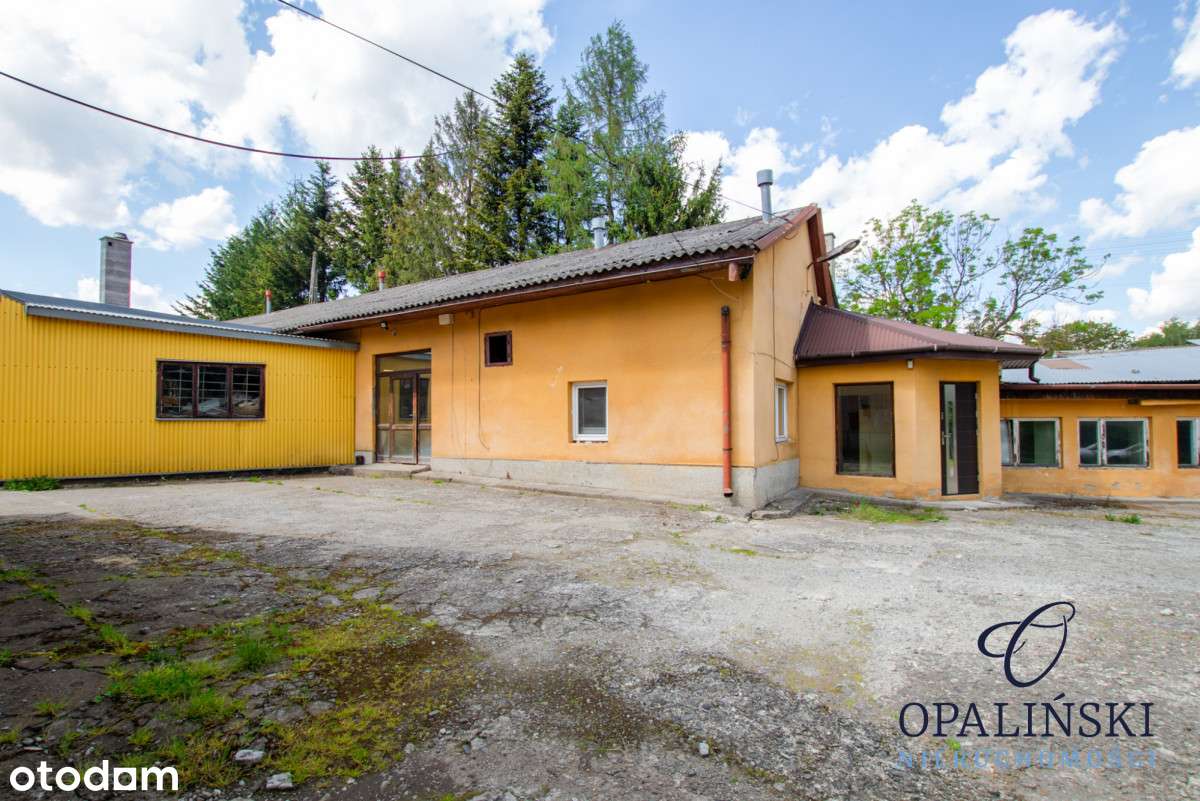 Dom | budynki usługowo produkcyjne | działka 36ar-8