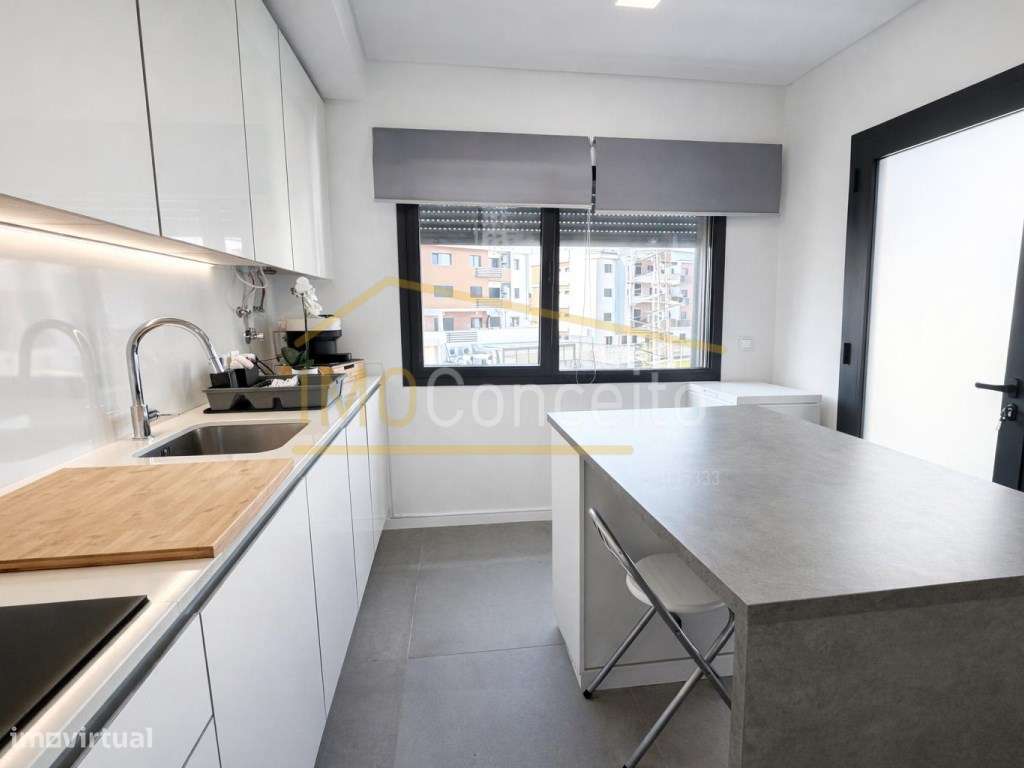 Apartamento T2 como Novo | TERRAÇO COM CHURRASQUEIRA - GARAGEM | Ex...-6