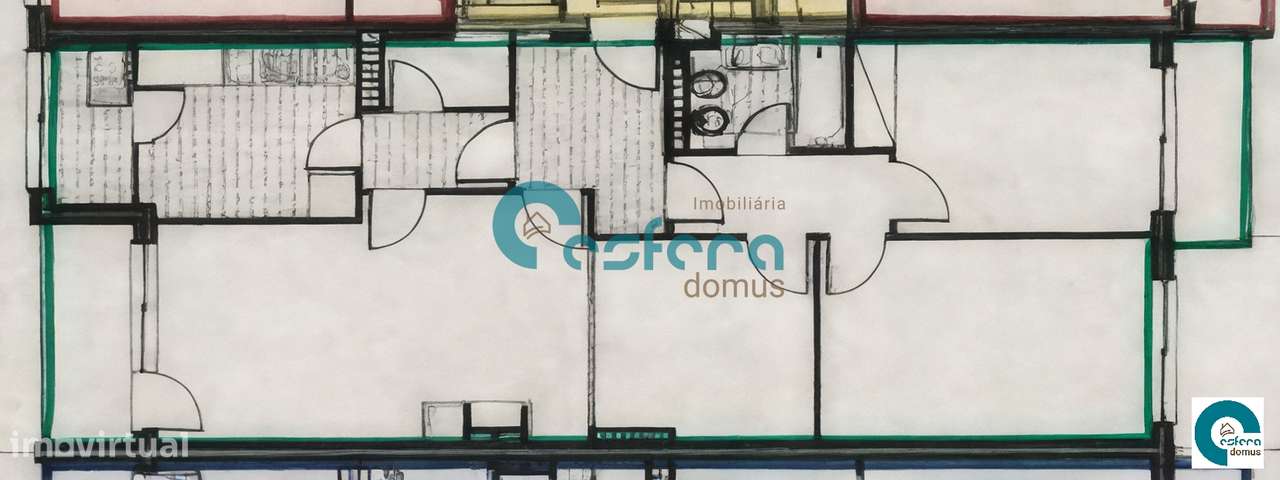 Apartamento T2+1 com Varandas e Garagem em Santa Marinha, Gaia, Porto-22