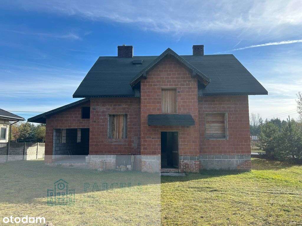 Sprzedam dom w stanie surowym otwartym w Kamieńsku - Pełny obrazek: 5/12