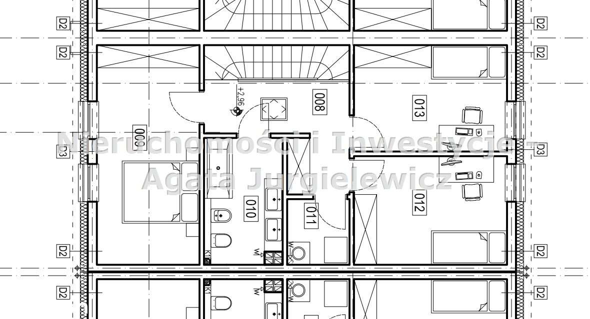 Szereg środkowy; 5 pokoi, Działka 128 m2-10