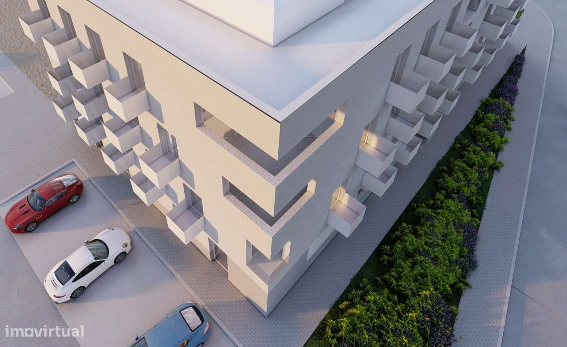 Apartamento T2 novo com piscina e garagem-48