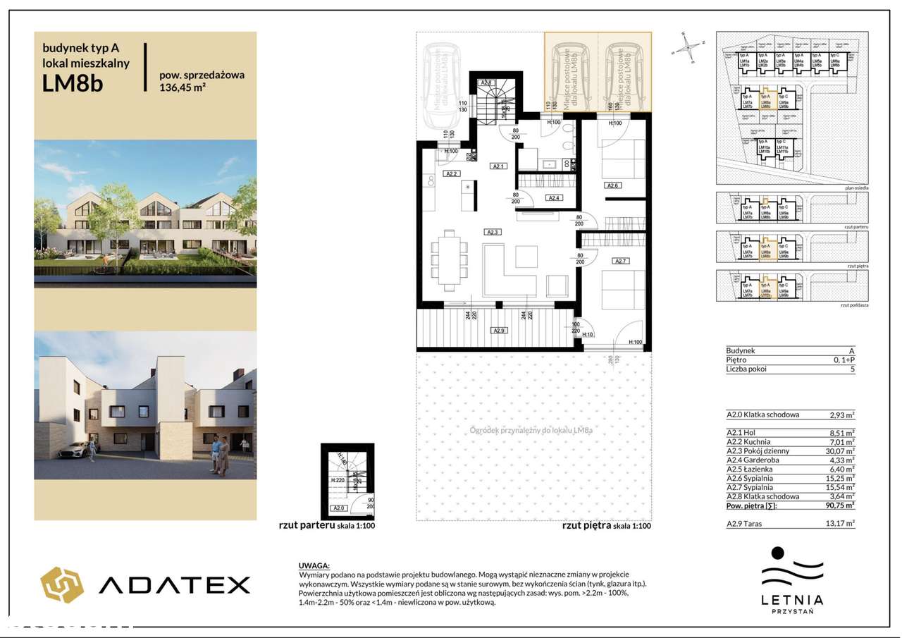 5-pokojowe mieszkanie 136m2 + taras Bezpośrednio - Pełny obrazek: 2/7