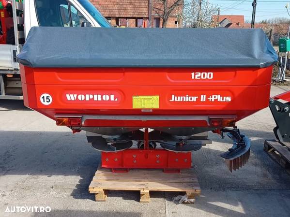 WOPROL Junior II Plus - 1200 litri - masina de imprastiat ingrasaminte - 1