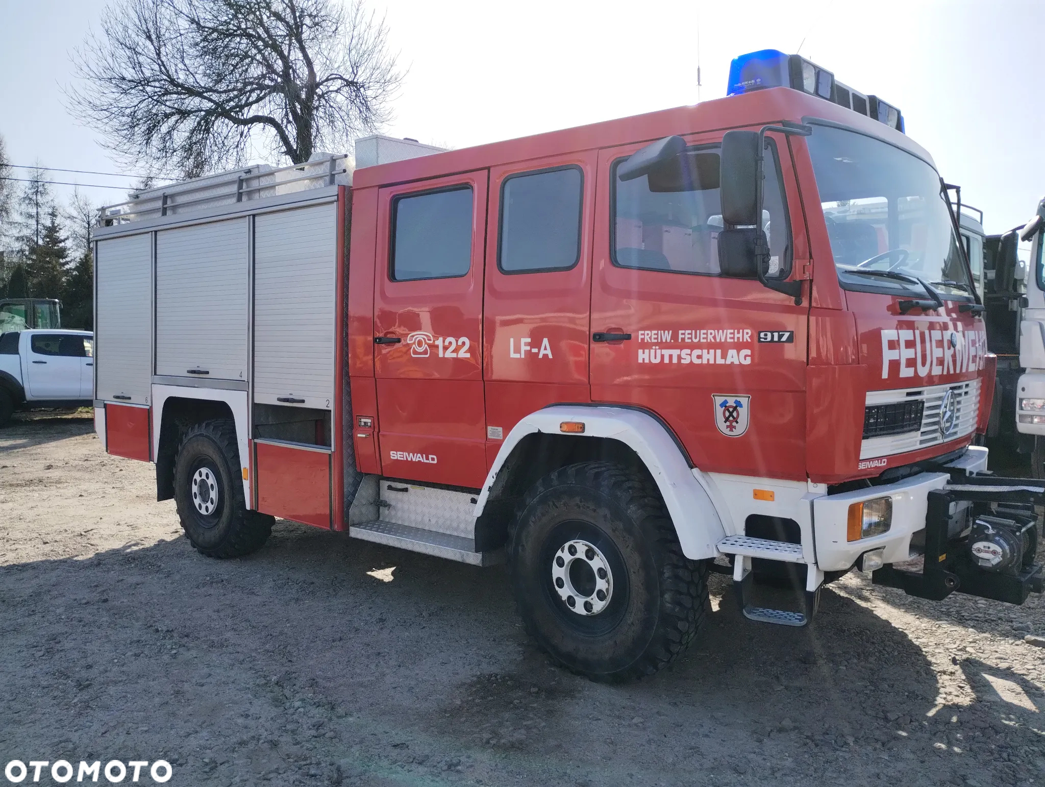 Mercedes-Benz 917 AF 4x4 ZIEGLER 2800L/m strzą pożarna pożarniczy - 2