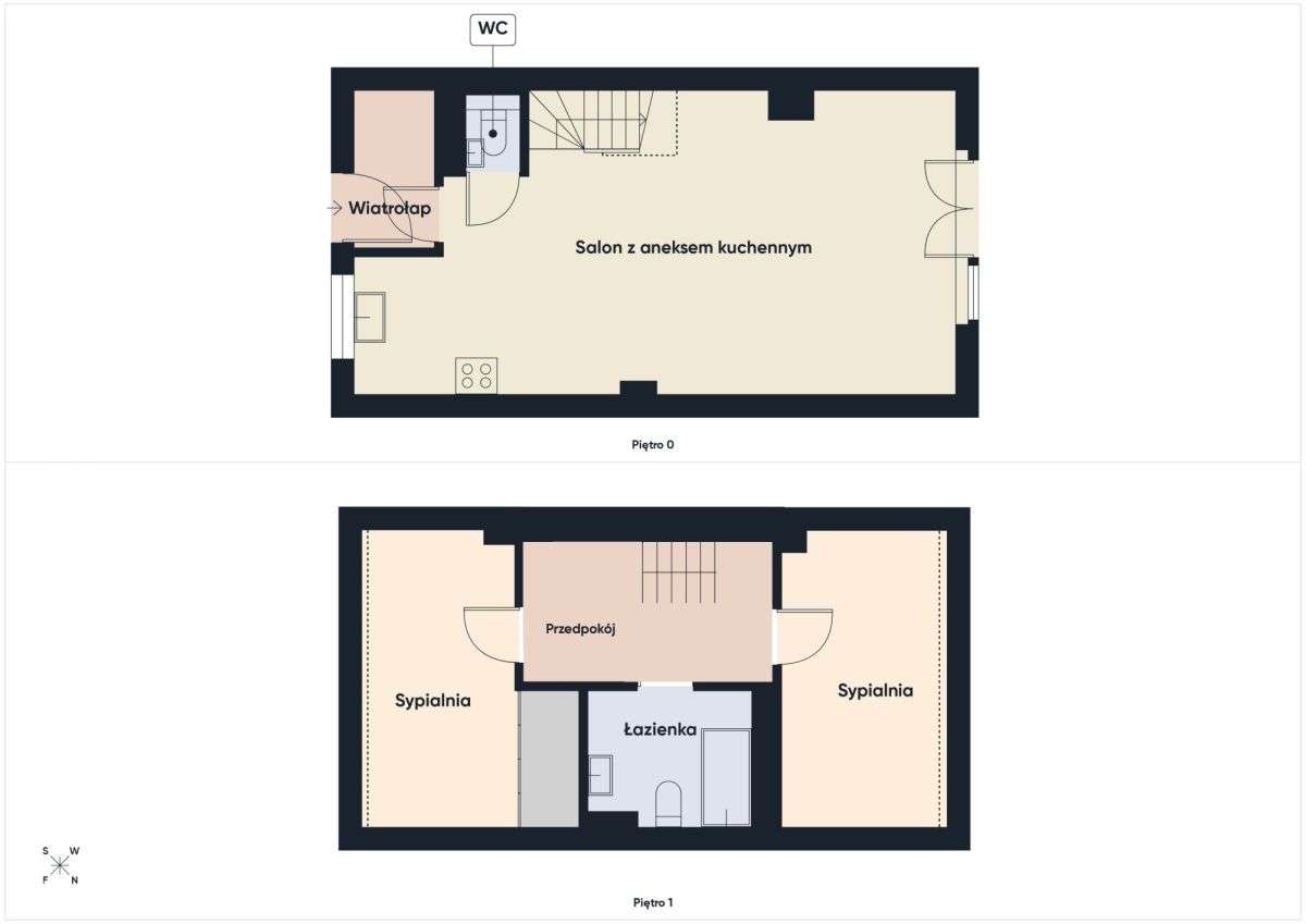 światłowód, wykończone poddasze-14