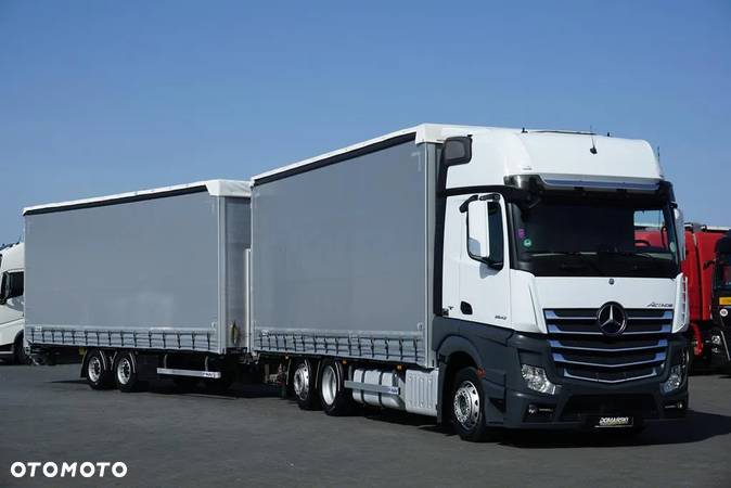 Mercedes-Benz / ACTROS / 2542 / ACC / EURO 6 / ZESTAW PRZESTRZENNY 120 m3 - 2