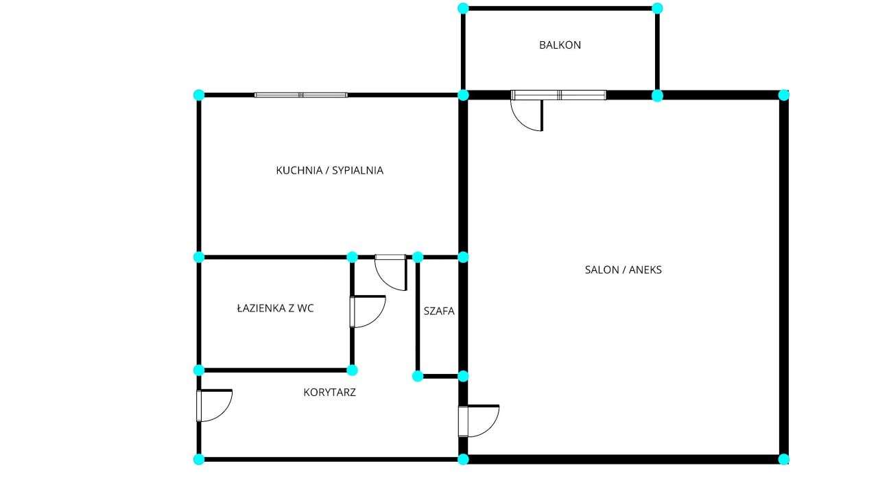 35 m² | Balkon | Centrum Stargardu przy Dworcu Pkp-2