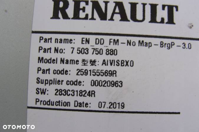 RADIO NAWIGACJA RENAULT MEGANE IV - 3