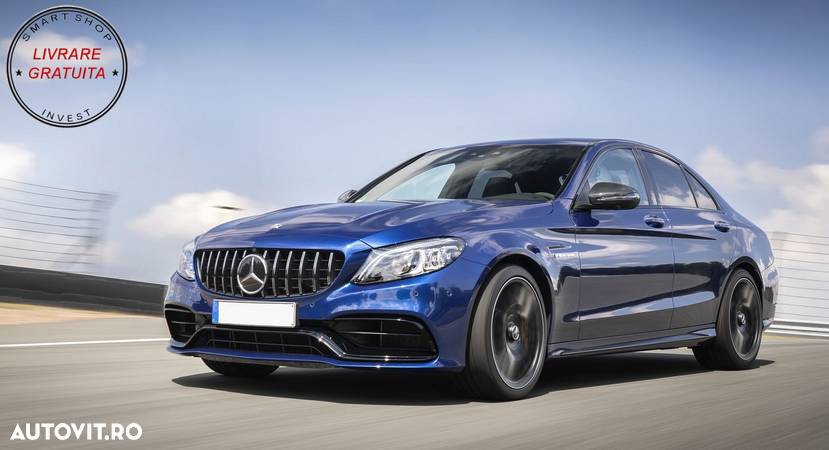 Bara Fata cu Difuzor Spate Mercedes C-Class A205 C205 Coupe Cabriolet (2014-2019) - livrare gratuita - 19