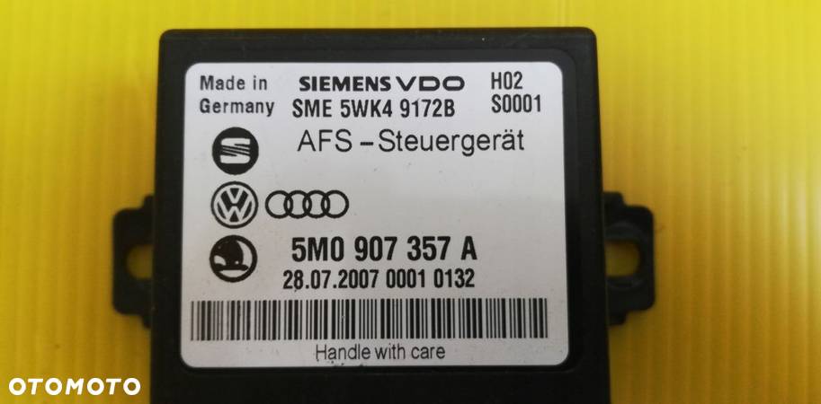Moduł sterownik świateł VW Audi Skoda 5M0907357A - 3