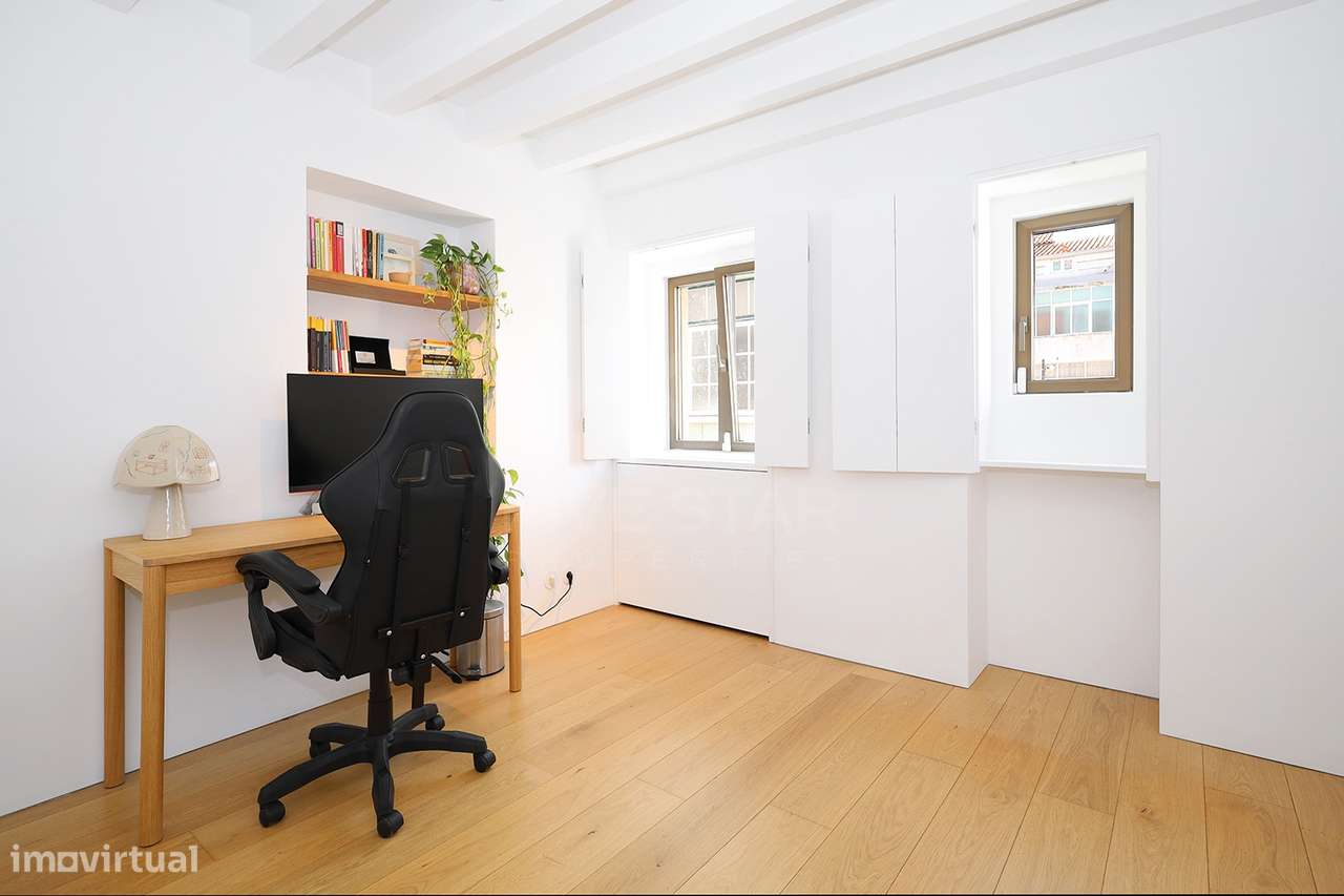 Moradia T2 renovada – Jardim Privativo- Belém-25