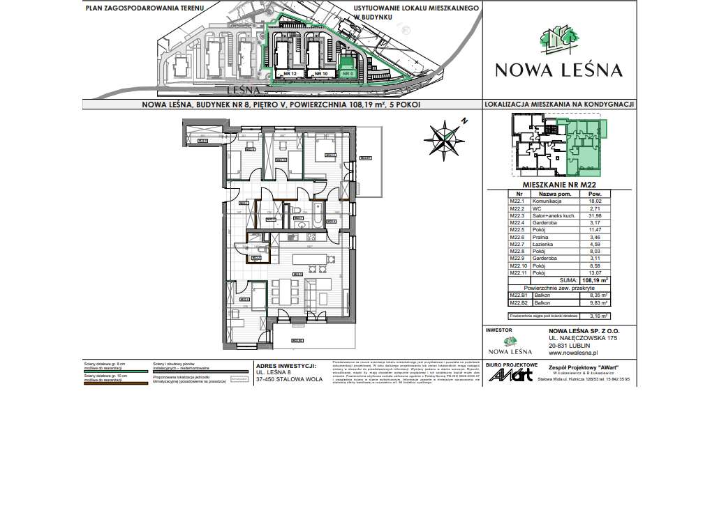 Inwestycja NOWA LEŚNA - Mieszkanie na sprzedaż - Pełny obrazek: 2/12