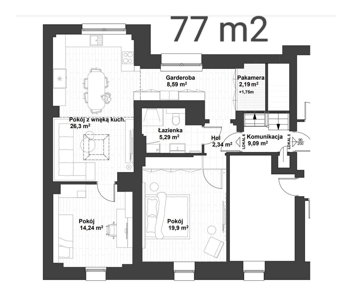 NOWE Mieszkanie - NISKIE koszty - 59m2 i 77m2 - Pełny obrazek: 4/20