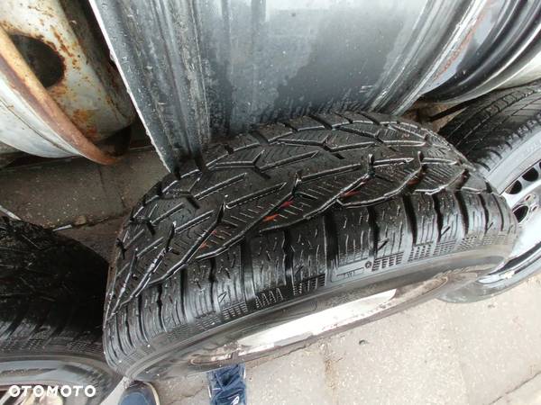 mercedes w180 w169 felga kolo felgi stalowe opony zima 5x112 6jx15h2 et44 - 7