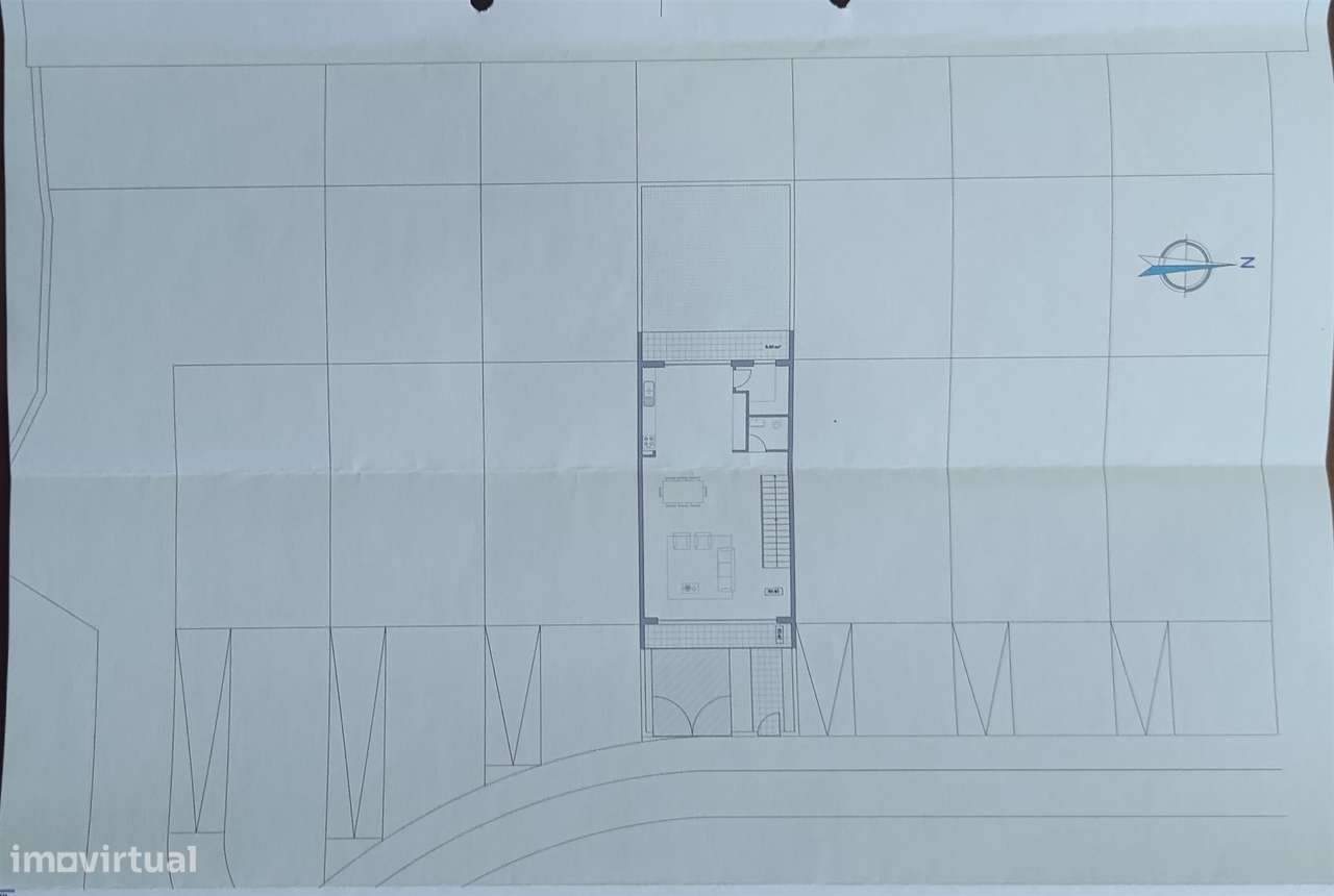 Terreno para construção de moradia T3 em banda c/projecto - Grande imagem: 5/12