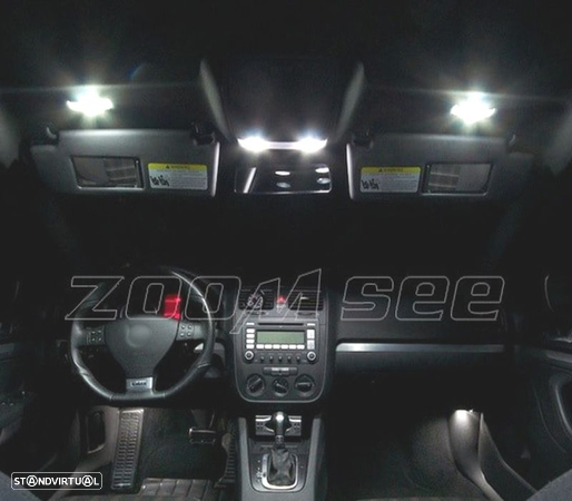 KIT 17 LAMPADAS LED INTERIOR PARA VOLKSWAGEN VW GOLF 5 GTI 06-09 - 6