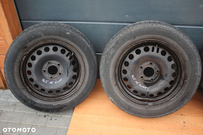 KOŁA STALOWE OPONY LETNIE 16" 215/60 5X115 OPEL ASTRA J - 2