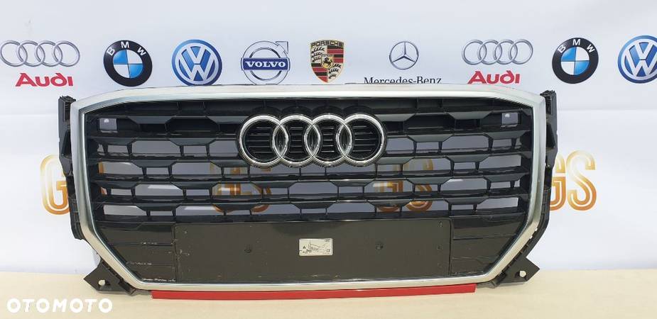 GRILL GRIL atrapa chlodnicy AUDI Q2 81A 853 651 S LINE 2017- LISTWA - 1