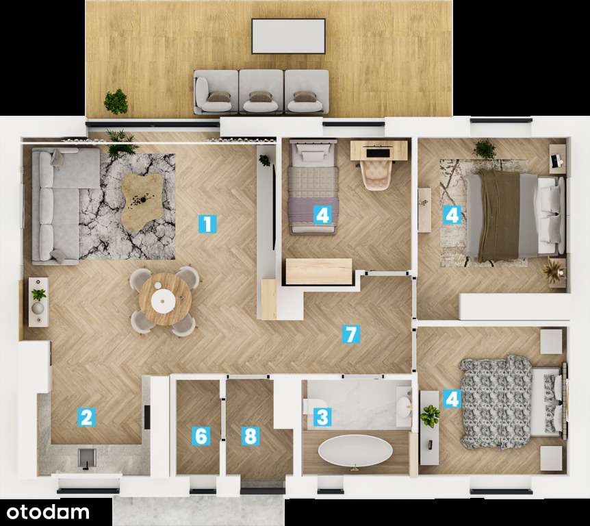 Podleśne zacisze- indywidualny projekt-6