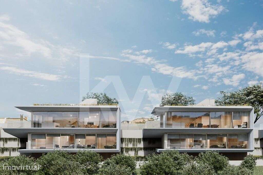 Terreno 900 m2, para Moradia T4 contemporânea || condomínio de 4 casas - Grande imagem: 4/17