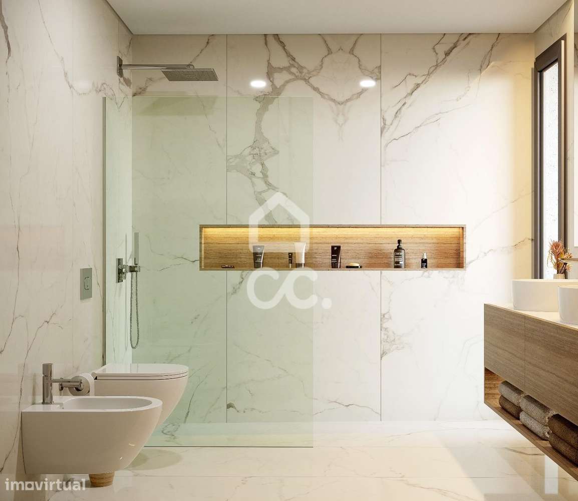 Moradia T3+1 nova, com jardim e terraço, em condomínio privativo com p - Grande imagem: 4/48