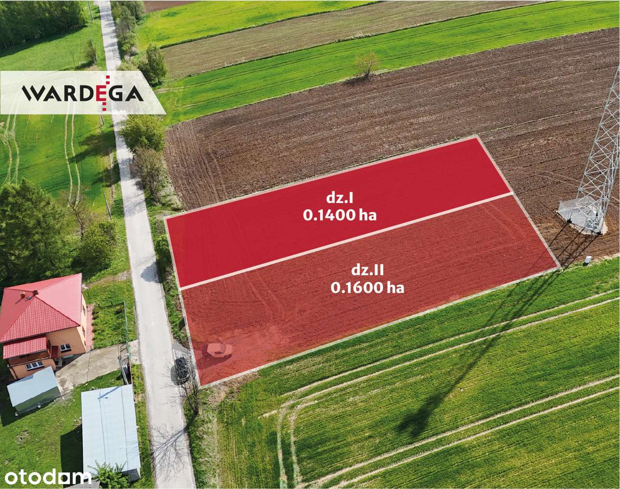 Działka rolno-budowlana 14 a – Biskupice, gm. Iwanowice - Pełny obrazek: 5/5