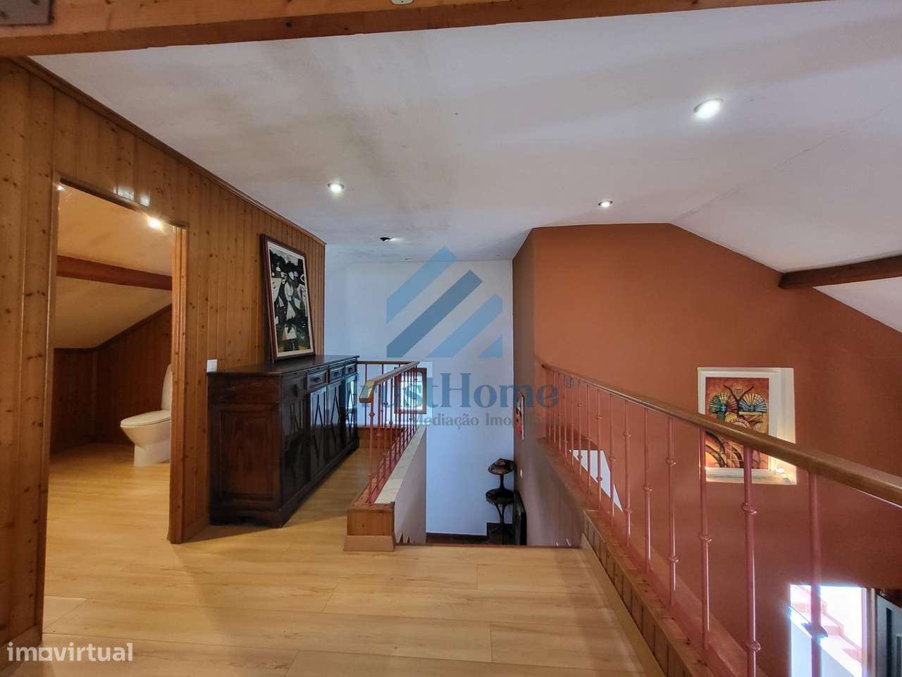 MoradiaV5 com jardim, piscina e ginásio no centro de Coruche-40