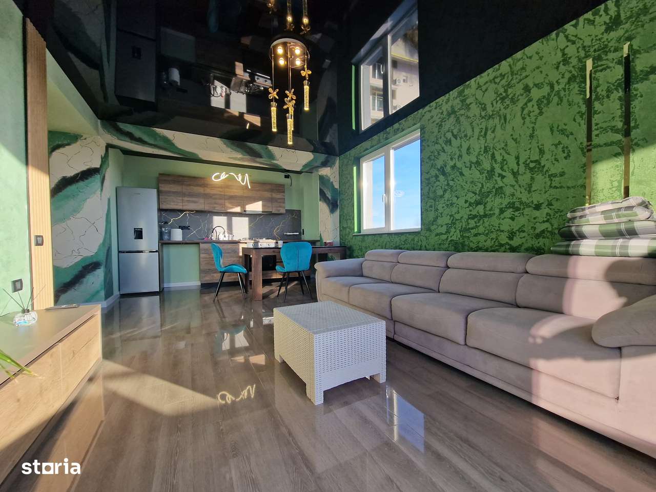 Mamaia Nord(Hanul Cu Peste)-2 camere, mobilat-utilat nou,etaj 4/5 lift-14