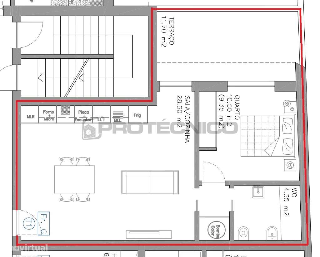 T1 com Teraço - Esgueira para VENDA - Grande imagem: 2/3