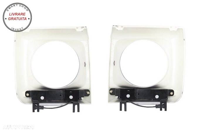 Carcasa faruri cu Lumini de zi dedicate LED DRL Mercedes G-class W463 (1989-2012) - livrare gratuita - 4