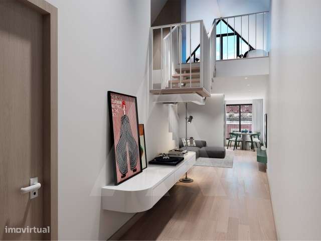 Apartamento T1 com mezzanine no centro da cidade de Aveiro - Grande imagem: 3/19