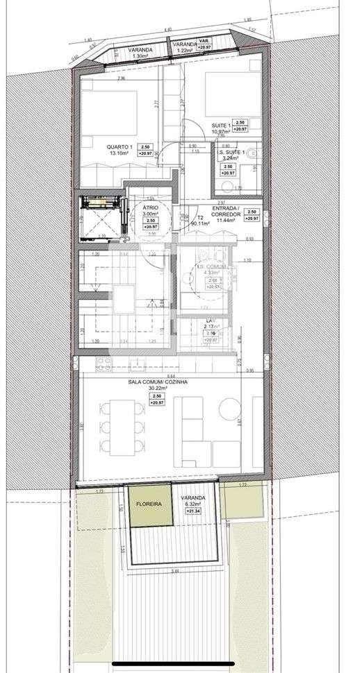 T2 com 3 Varandas e Garagem Foz Douro | T2 2ª. linha de Mar | T2 Aqua-9
