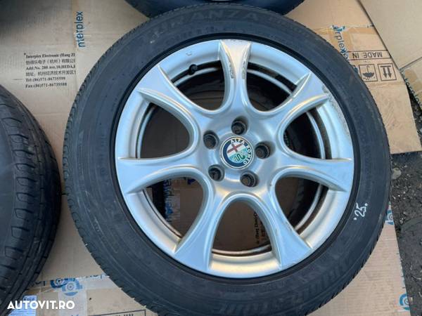 Jante aliaj ALFA ROMEO GIULIETTA an 2013 cu cauciucuri vara 205/55R16 - 3