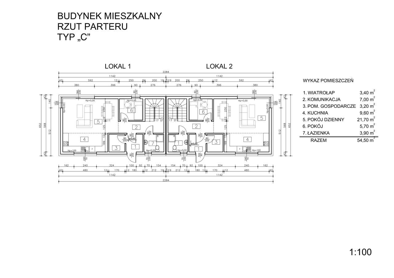 Nowoczesne domy w Zgierzu przy ul. Dolnej. Pompa ciepła, rekuperacja.. - Pełny obrazek: 4/5