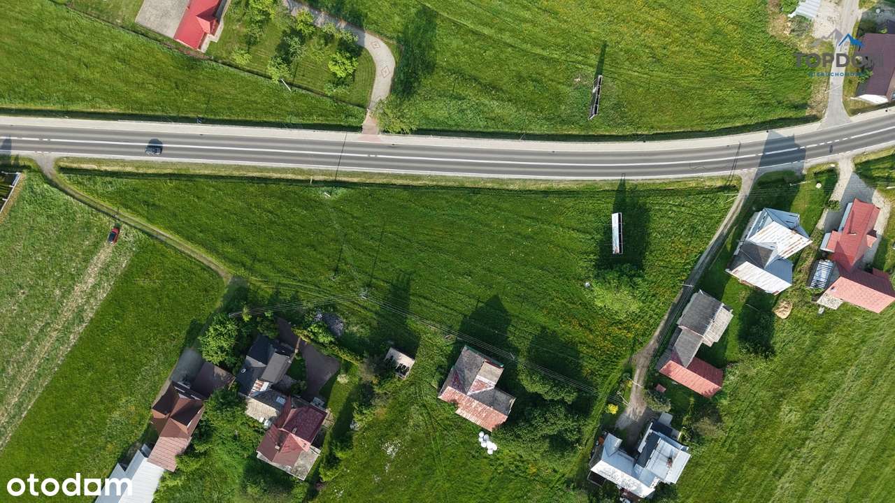 Działka w Groniu bezpośrednio przy drodze Nowy Targ-Białka Tatrzańska - Pełny obrazek: 4/20