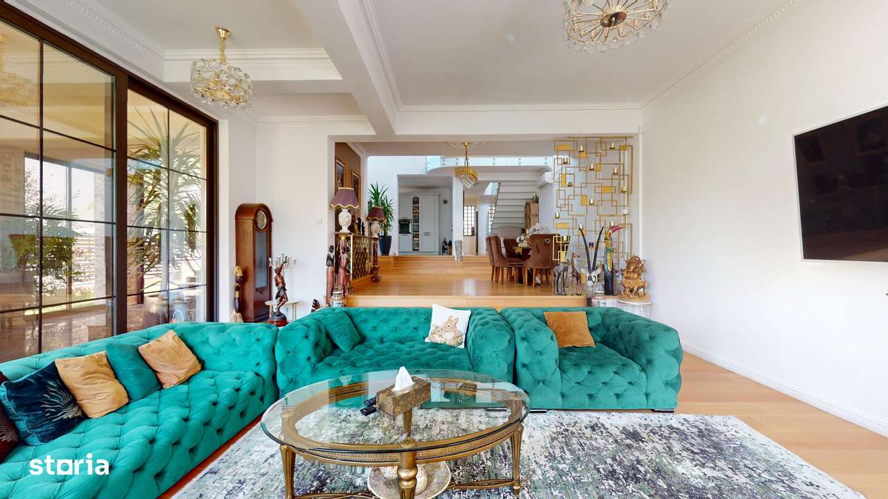 Imobil de lux pe malul lacului cu ponton, complet mobilat si utilat-10