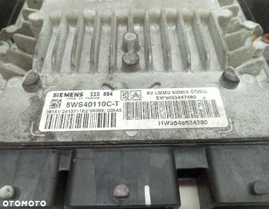 STEROWNIK SILNIKA CITROEN C3 I 1.4 HDI 9653447480 - 2