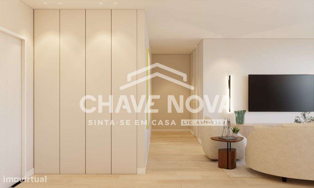 T1 Novo c/ Lugar de Garagem em São Felix da Marinha-13