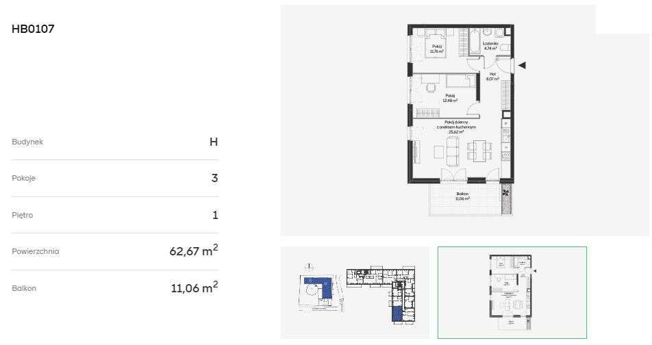Nowe 3 pokoje na Mokotowie-2