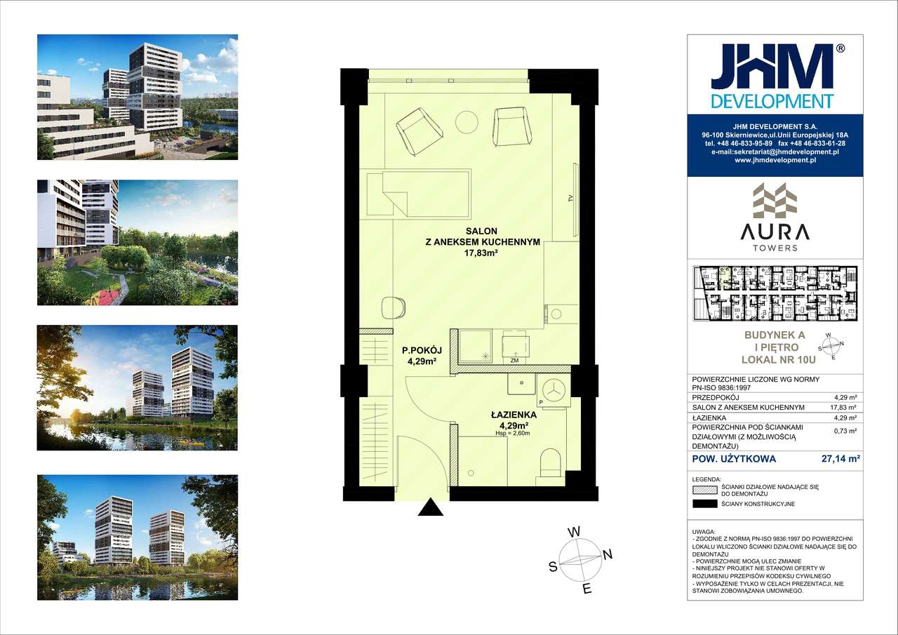 Aura Towers | mieszkanie A_1.10U - Pełny obrazek: 2/9