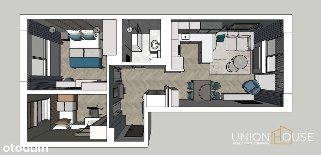 Mieszkanie - 51m2 - do remontu-0