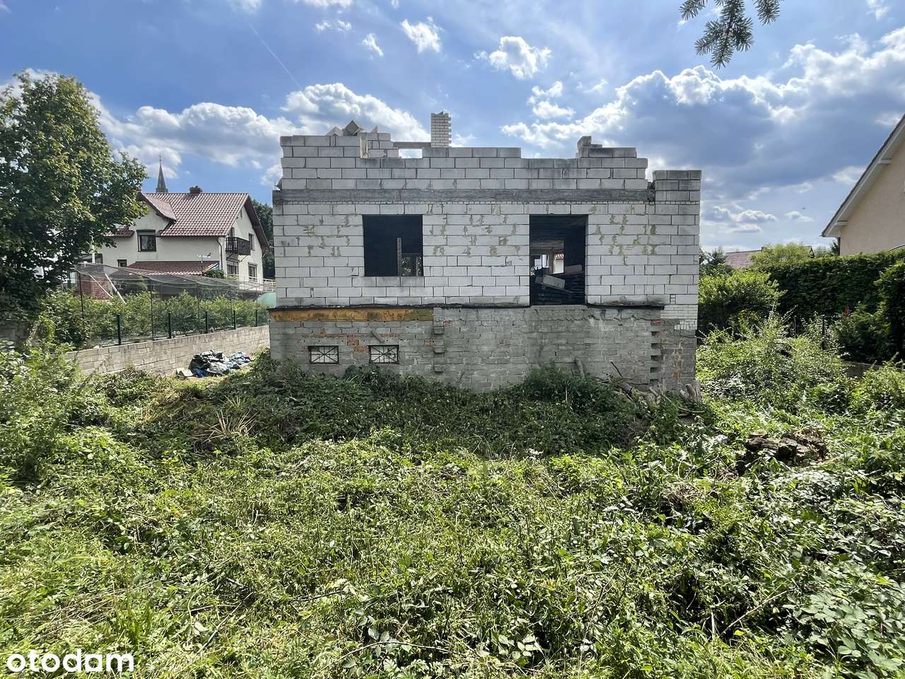 Dom w stanie surowym / Spokojne osiedle blisko centrum / Ząbkowice Śl. - Pełny obrazek: 4/15