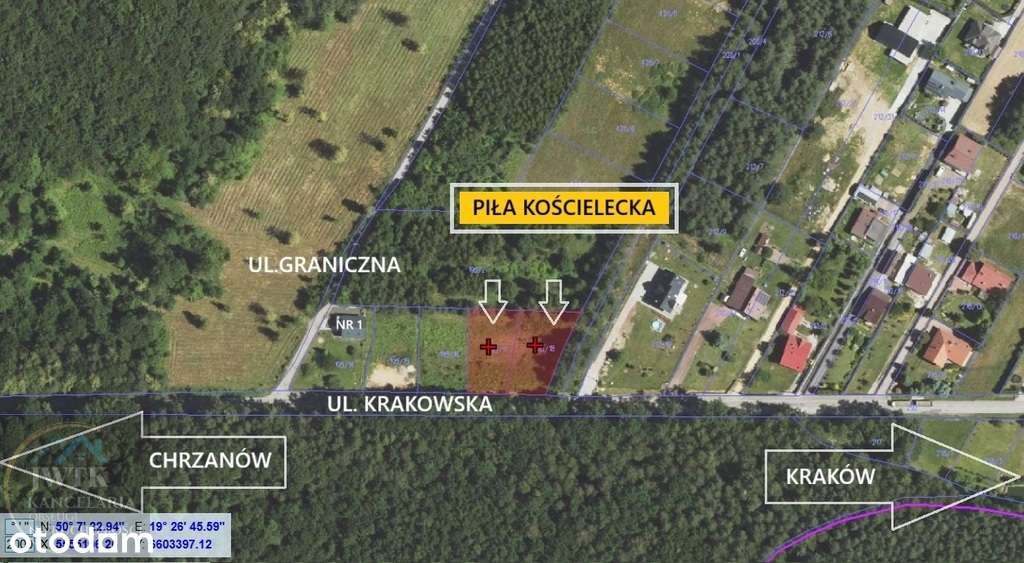 Działka mieszkaniowo - usługowa. Piła Kościelecka.-1