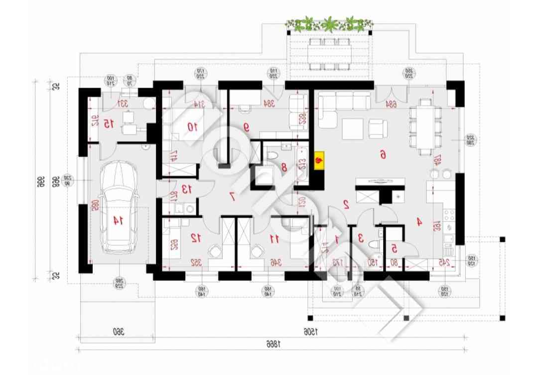 Parterówka z rekuperacją,klimatyzacją(10 ar) — gotowa do zamieszkania.-13