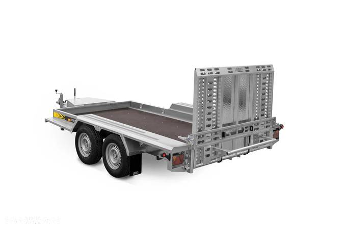 Lorries PRZYCZEPA DO TRANSPORTU MASZYN / KOPARKI - LORRIES / DMC 2700kg / 1.5m x 3.1m - 8