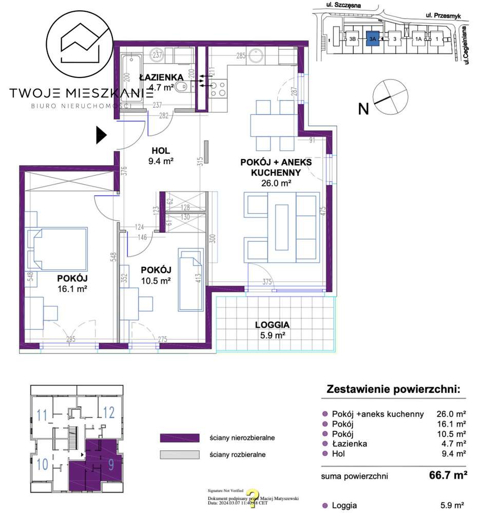 Bez PCC!Komórka lokatorska!3pokojowe!Loggia,garaż!-19