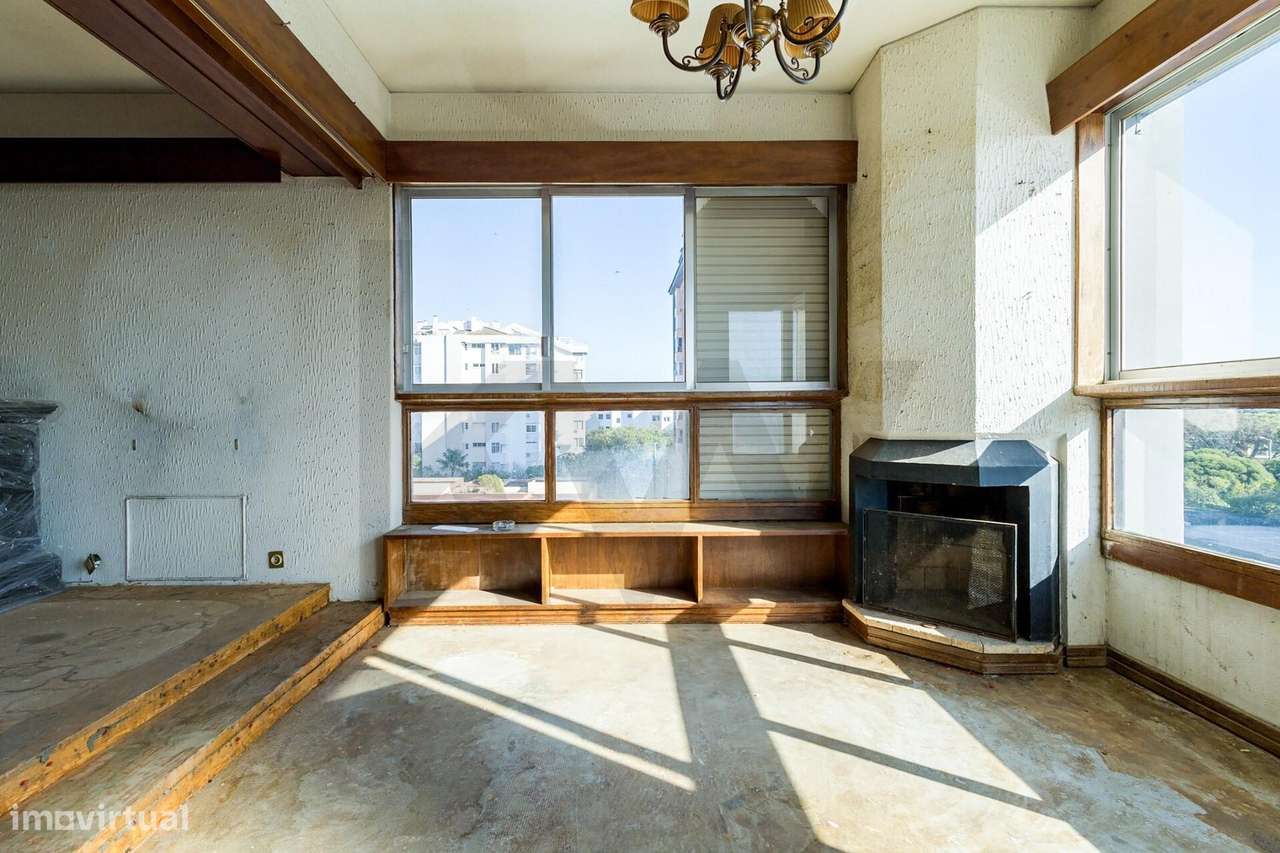 T1 com Vista Mar Frontal nas Torres do Mar, Estoril, a 12 min a pé da - Grande imagem: 5/20