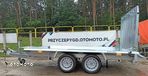 TEMARED Przyczepa koparkowa BUILDER 2615/2 C dmc 2700kg pod koparkę MOCNA - 2