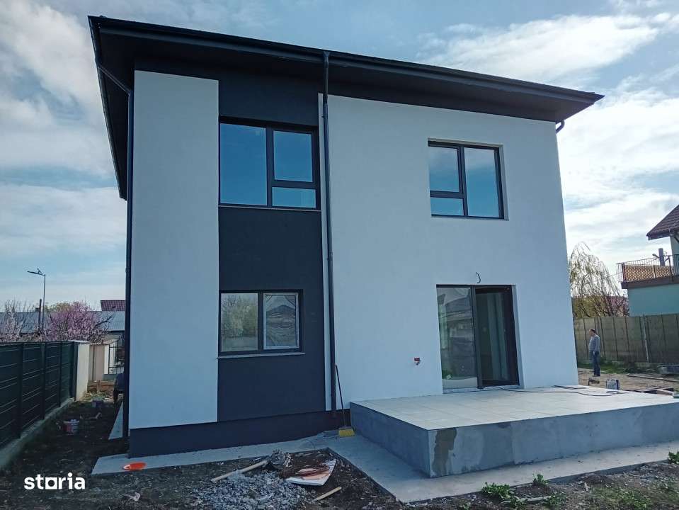 De vanzare vila individuala ''la alb'' 5 camere teren generos Corbeanc-7